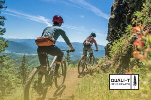 Mountain biker in Oregon on TRT
