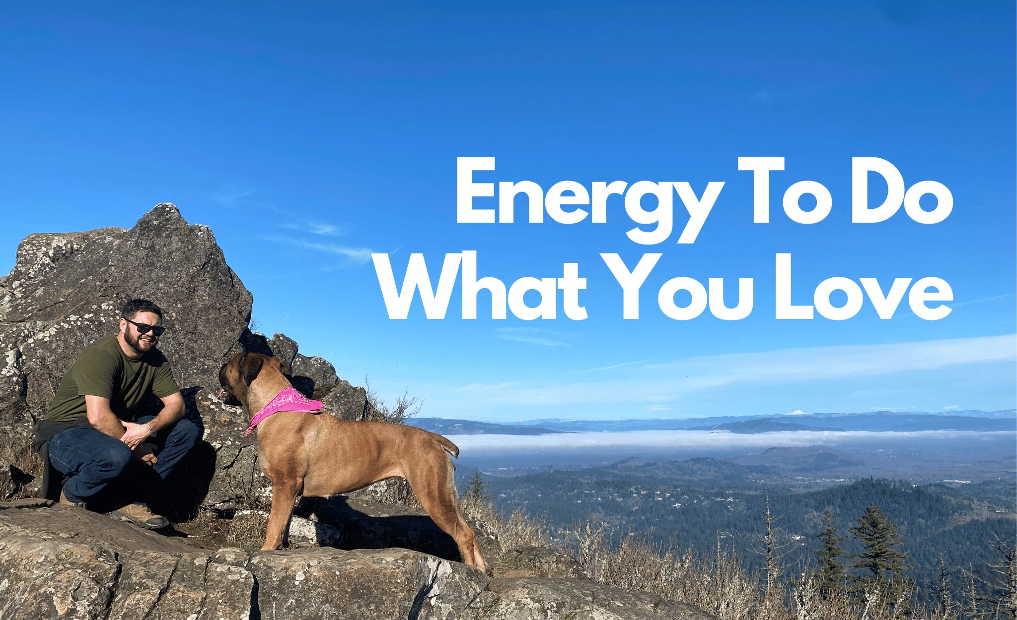 Spencer Butte Chris Mckeown with dog