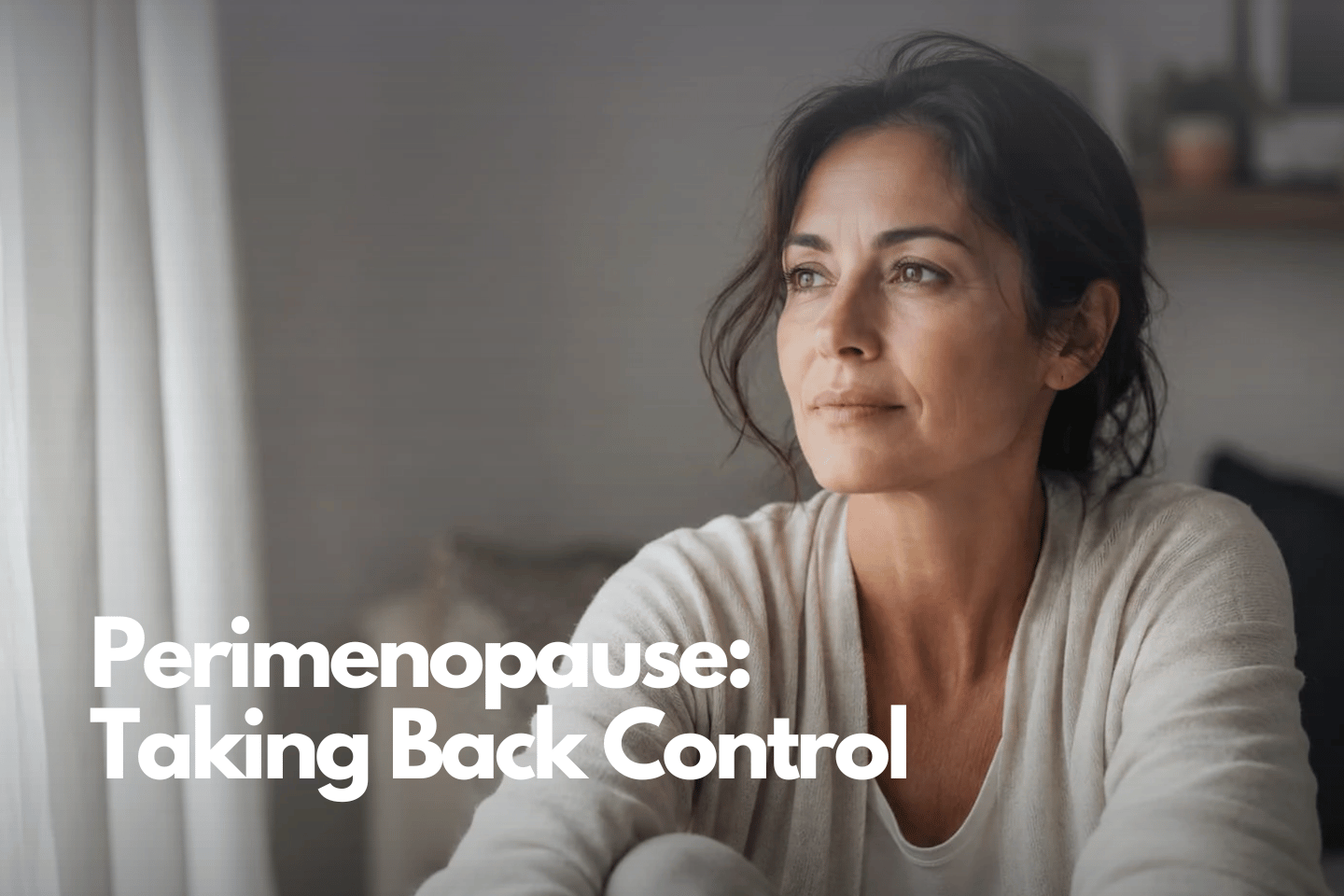 Woman frustrated with perimenopause